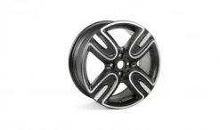 MINI Alufelge GP II 136 schwarz/glanzgedreht 7,5Jx17 ET45 R56