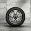 MINI Alufelge Heli Spoke 492 silber 5,5J x 15 ET 46 Vorderachse / Hinterachse