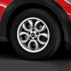 MINI Alufelge 5 Hole Circular Spoke R123 6,5J x 16 ET 46 Silber Vorderachse / Hinterachse