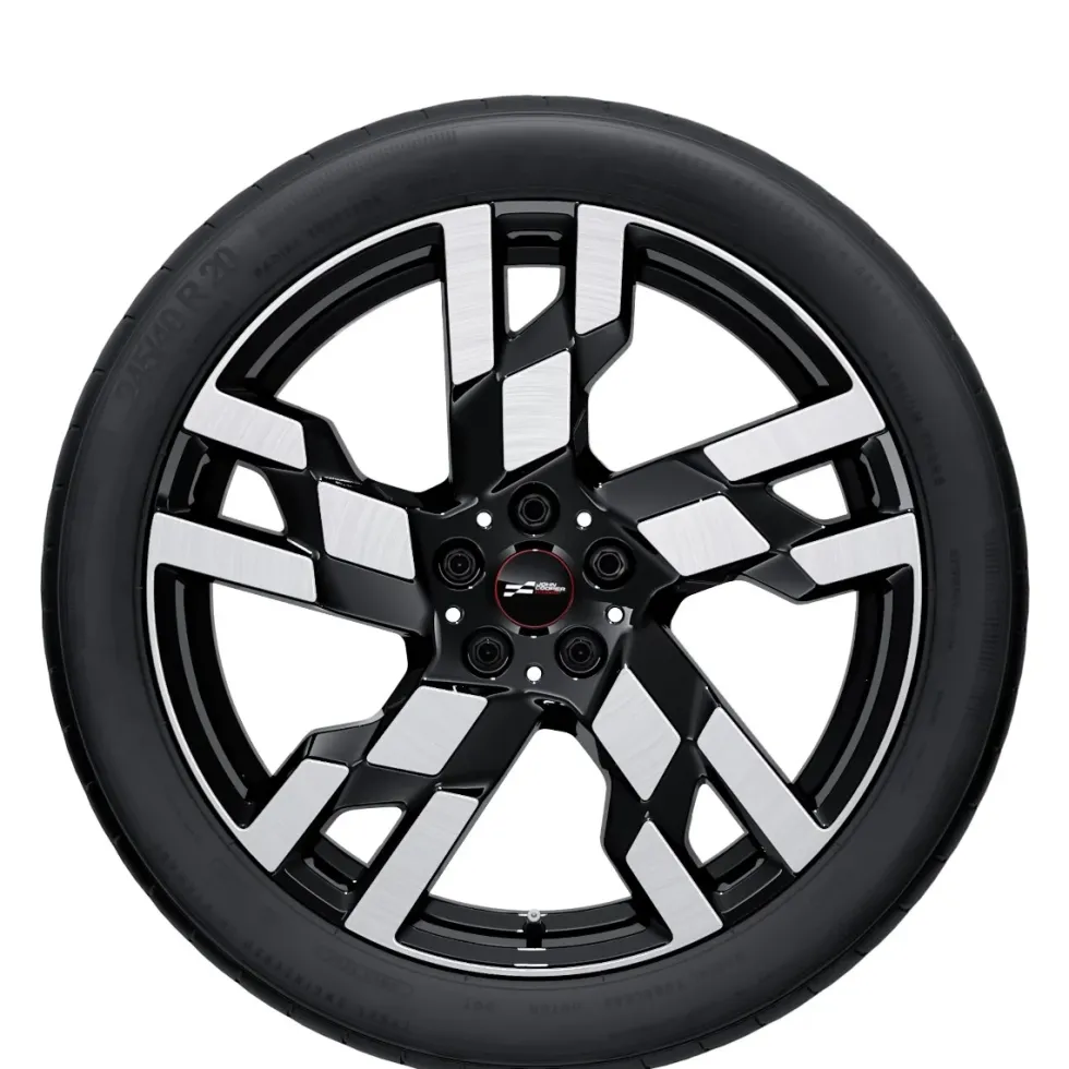 MINI Alufelge JCW Flag Spoke 949 bicolor (jet black uni/glanzgedreht) 8Jx20 ET46 Countryman U25