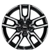 MINI Alufelge JCW Lap Spoke 960 bicolor (jet black uni/hochglanzpoliert) 7Jx18 ET47 F65 F66 Cabrio F67