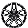 MINI Alufelge JCW Lap Spoke 986 bicolor (schwarz II/hochglanzpoliert) 7,5Jx18 ET50 Aceman J05 Cooper J01
