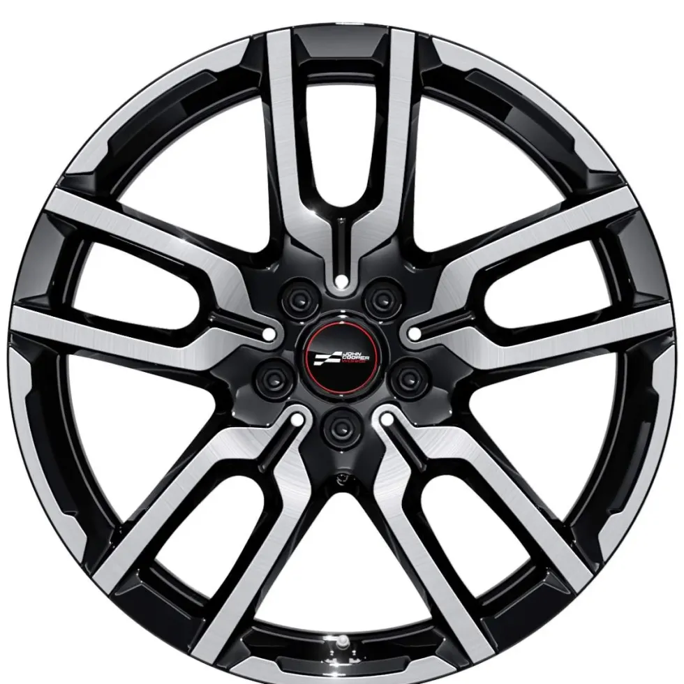 MINI Alufelge JCW LAP-Spoke 989 bicolor (jet black uni/hochglanzpoliert) 7,5Jx19 ET50 Aceman J05