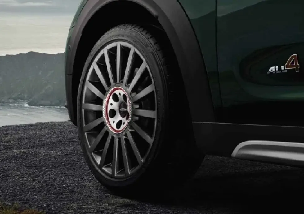 MINI Alufelge JCW Rallye Spoke 536 bicolor (orbitgrey / glanzgedreht) flow forming 8J x 19 ET 47 Vorderachse / Hinterachse