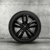 MINI Alufelge JCW Track Spoke 501 schwarz 7J x 17 ET 54 Vorderachse / Hinterachse