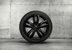 MINI Alufelge JCW Track Spoke 501 schwarz 7J x 17 ET 54 Vorderachse / Hinterachse