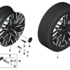 MINI Alufelge Night Flash Spoke 984 bicolor (spectre grey/hochglanzpoliert) 7,5Jx18 ET50 Aceman J05