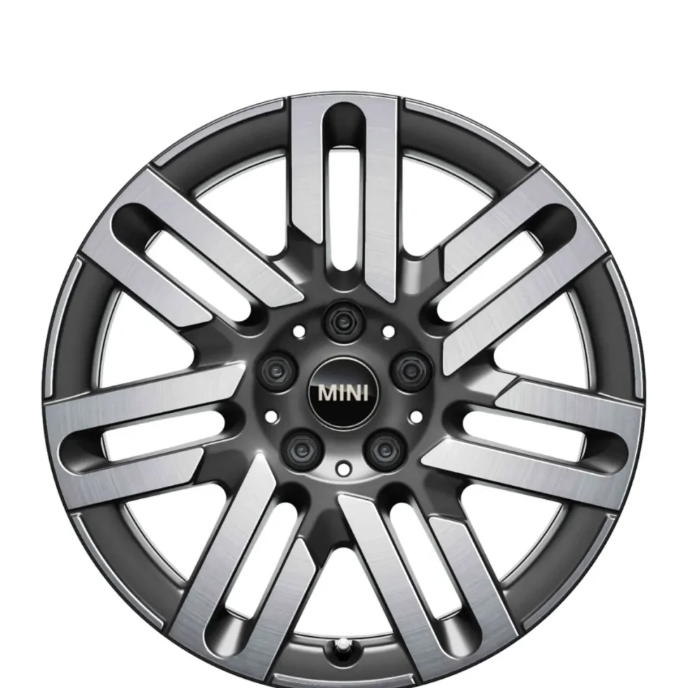 MINI Alufelge Parallel Spoke 965 bicolor (spectre grey/hochglanzpoliert) 7Jx17 ET47 F65 F66 Cabrio F67