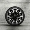 MINI Alufelge Roulette Spoke 502 jet black uni 7Jx17 ET54 F55/F56/F57
