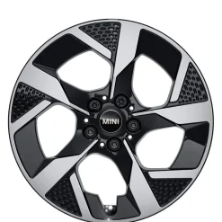 MINI Alufelge Slide Spoke 958 bicolor (jet black uni/hochglanzpoliert) 7Jx18 ET47 F65 F66 Cabrio F67