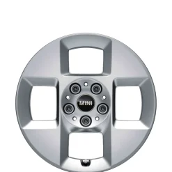 MINI Alufelge 4-Square Spoke 980 refined silver 6,5Jx16 ET40 Cooper J01