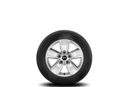 MINI Alufelge 5-Star Air Spoke MINIMALISM silber 7J x 16 ET 50 Vorderachse / Hinterachse