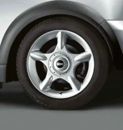 MINI Alufelge 5 Star 83 6,5J x 16 ET 48 Silber Vorderachse / Hinterachse