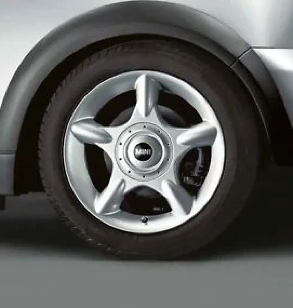 MINI Alufelge 5 Star 83 6,5J x 16 ET 48 Silber Vorderachse / Hinterachse