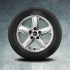 MINI Alufelge 5 Star Single Spoke R122 6,5J x 16 ET 46 Silber Vorderachse / Hinterachse
