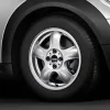 MINI Alufelge 5 Star Spooler 100 5,5J x 15 ET 45 Silber Vorderachse / Hinterachse