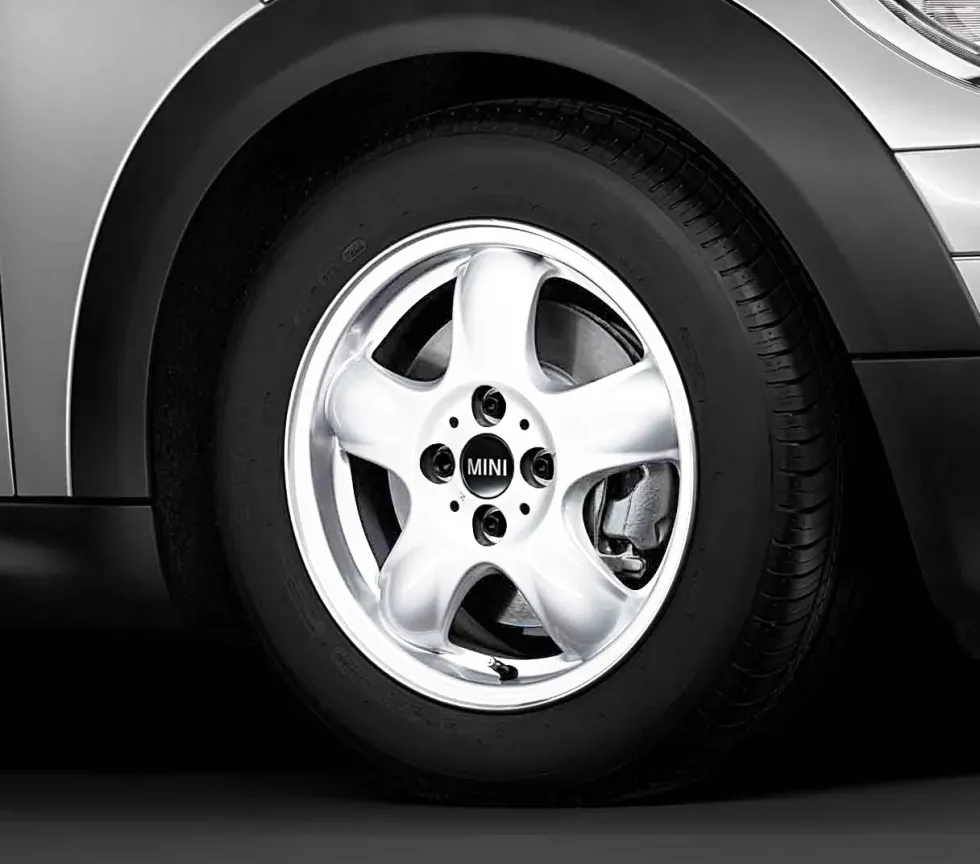 MINI Alufelge 5 Star Spooler 100 5,5J x 15 ET 45 Weiß Vorderachse / Hinterachse