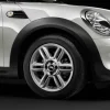 MINI Alufelge 6 Star Twin Spoke R119 6,5J x 16 ET 48 Silber Vorderachse / Hinterachse