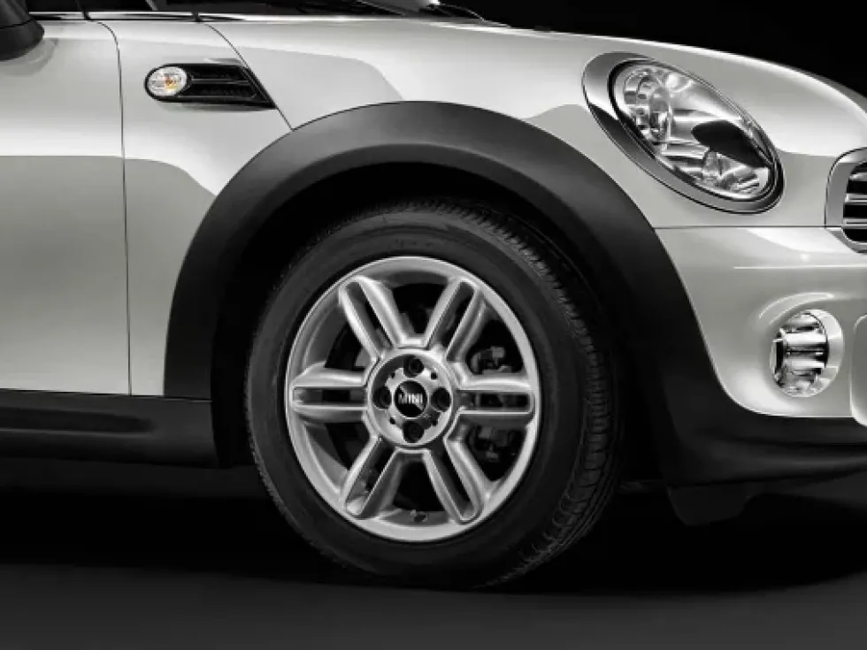 MINI Alufelge 6 Star Twin Spoke R119 6,5J x 16 ET 48 Silber Vorderachse / Hinterachse