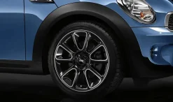 MINI Alufelge Twin Spoke Black R135 schwarz/glanzgedreht 7,5Jx18 ET52 R60/R61