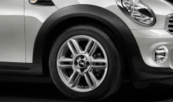 MINI Alufelge Twin Spoke 128 7J x 17 ET 48 Silber Vorderachse / Hinterachse