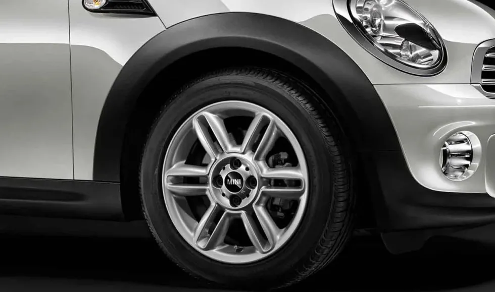 MINI Alufelge Twin Spoke 128 7J x 17 ET 48 Silber Vorderachse / Hinterachse
