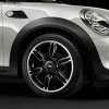 MINI Alufelge Twin Spoke 128 7J x 17 ET 48 Schwarz Vorderachse / Hinterachse