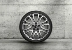 MINI Alufelge Vanity Spoke 504 bicolor (silber / glanzgedreht) 7J x 18 ET 54 Vorderachse / Hinterachse
