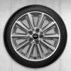 MINI Alufelge Vent Spoke 518 brightsilver 7,5Jx17 ET54 F54 Vorderachse/Hinterachse