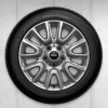 MINI Alufelge Victory Spoke 495 silber 6,5J x 16 ET 54 Vorderachse / Hinterachse