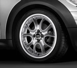 MINI Alufelge Web Spoke Composite 98 7J x 17 ET 48 Silber Vorderachse / Hinterachse