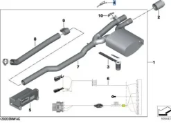 MINI Befestigung Empfangseinheit F57