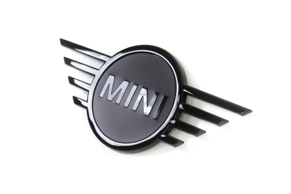 MINI Emblem Haube vorne schwarz Piano Black F55, F56, F57