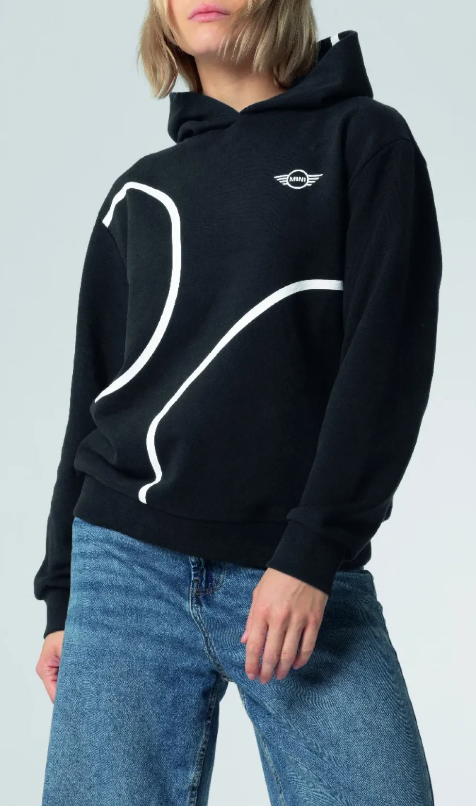MINI Hoodie Outline Print Damen