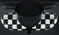 MINI Innenspiegelkappe Checkered Flag