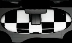 MINI Innenspiegelkappe Checkered Flag