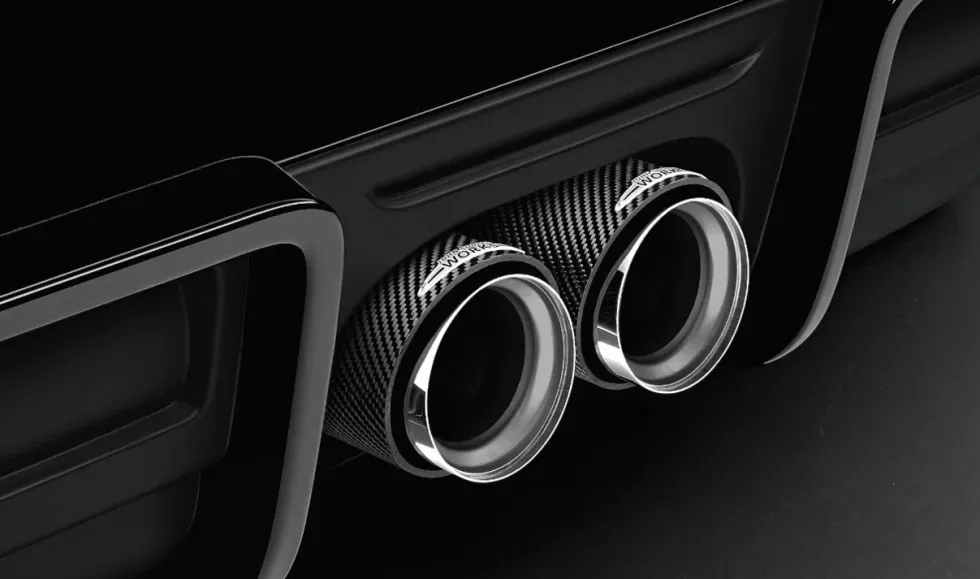 MINI JCW Endrohrblende Carbon F54 F55 F56 F57 F60