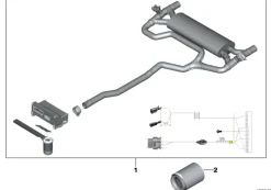 MINI Klappenschalldämpfersystem JCW Countryman F60