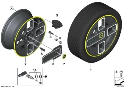 MINI Mittelabdeckung F56 BEV