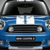 MINI Satz Dekorstreifen Bodykit Weiß