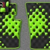 MINI Satz Gummimatten Vivid Green vorne