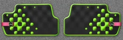 MINI Satz Gummimatten Vivid Green hinten