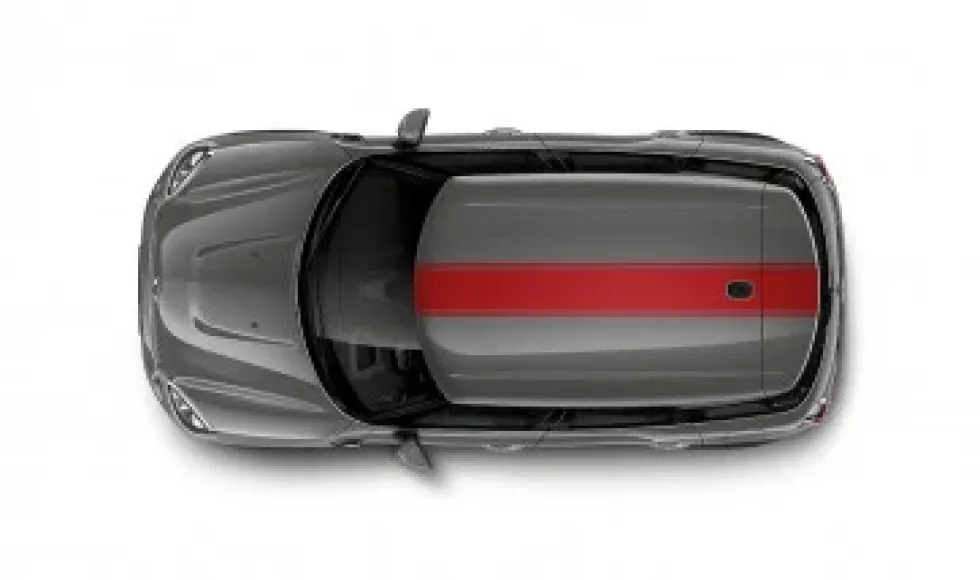 MINI Satz Sportstripes Roofkit rot F60 F60N
