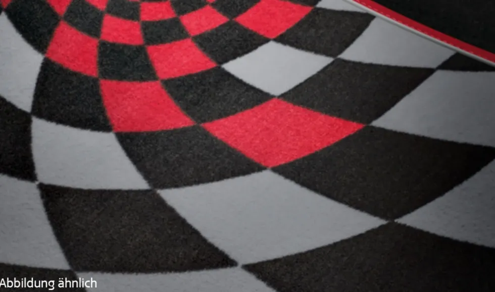 MINI Satz Textilmatten hinten JCW-Design