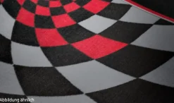 MINI Satz Textilmatten hinten JCW-Design