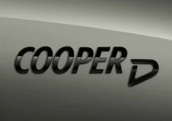 MINI Schriftzug Cooper D Piano Black F54, F55, F56, F57, F60