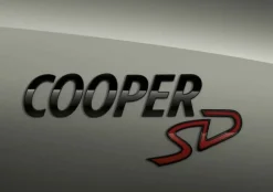 MINI Schriftzug Cooper SD Piano Black F54, F55, F56, F57, F60