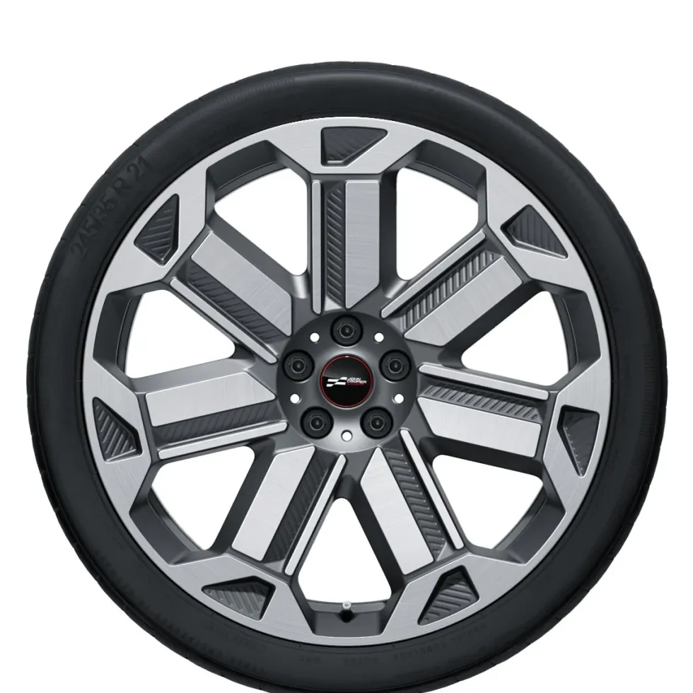 MINI Sommerkompletträder JCW Rallye Spoke 950 bicolor (frozen gunmetal grey/hochglanzpoliert) 21 Zoll RDCi Countryman U25