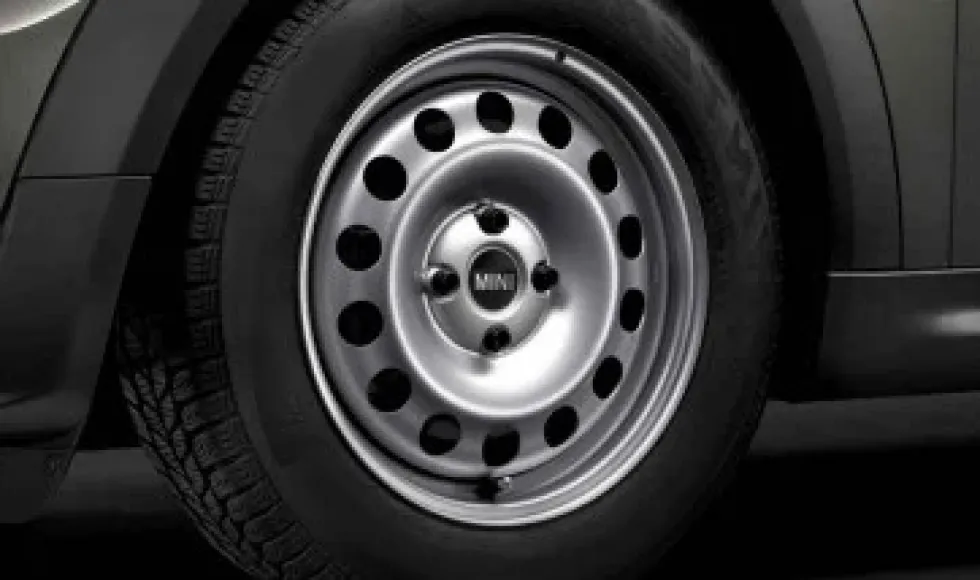 MINI Stahlfelge Silber 6,5Jx16 ET45 R60 R61