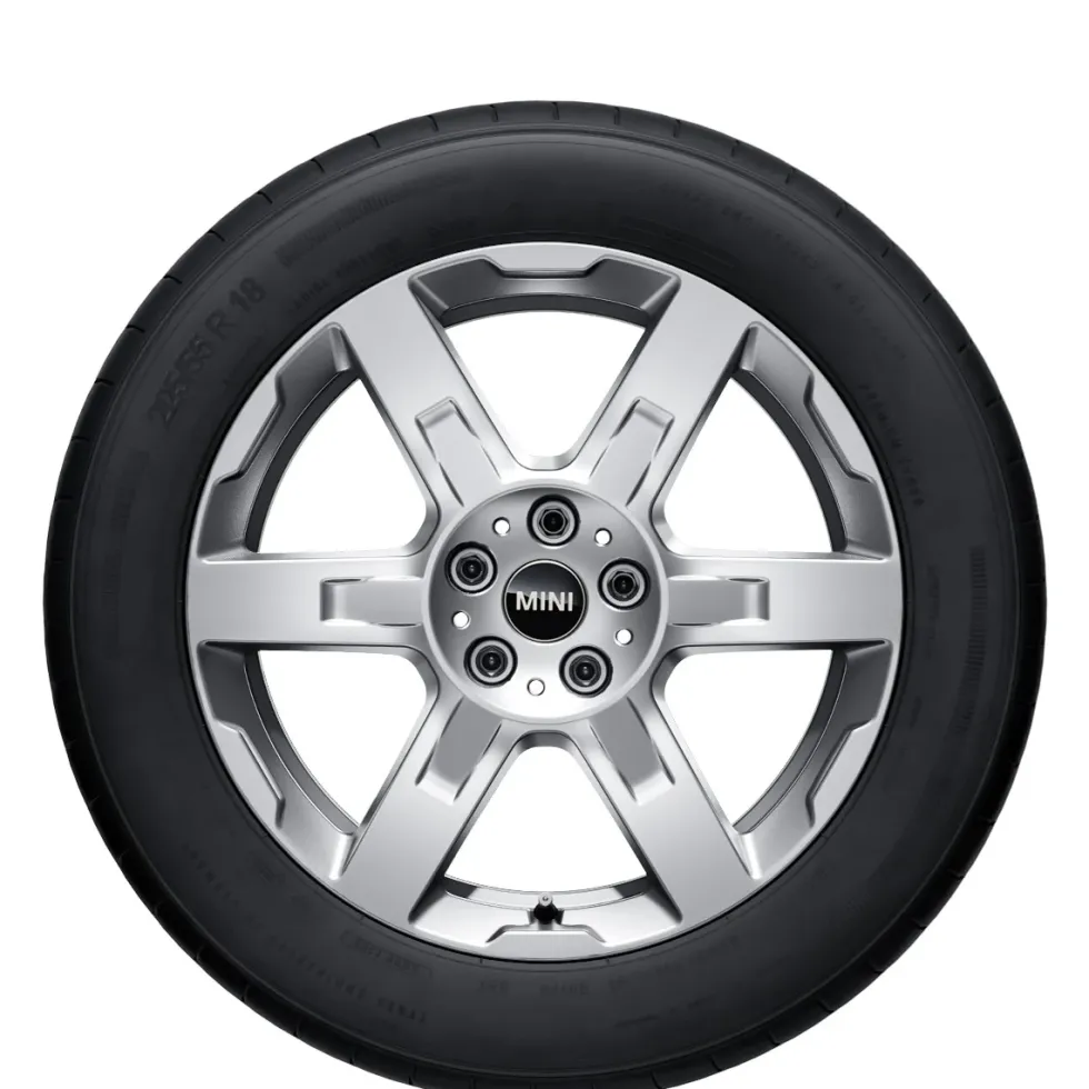 MINI Winterkompletträder Asteroid Speiche 944 refined silver 18 Zoll RDCi Countryman U25 Pirelli